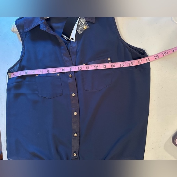 NWT Premise Studio size small sheer sleeveless top - Picture 4 of 6